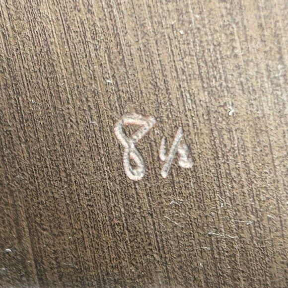 Sam Edelman Macon Suede Ankle Booties Rust Spiced Red Zip Side Fall Boots 8.5 - Picture 10 of 11